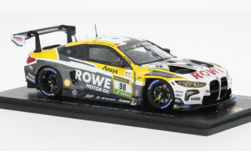 Bmw M4 1/43 Spark GT3 EVO 24h N&uuml;rburgring 2025 Rowe Racing #98 A.Farfus/J.Krohn 1:43 modellautos
