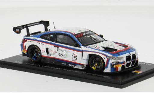 Modellautos Bmw M4 gt3 EVO 24h Spa 2025 Italia Ceccato Racing #15 M.J.Tomasoni/F.Malvestiti 1/43 Spark