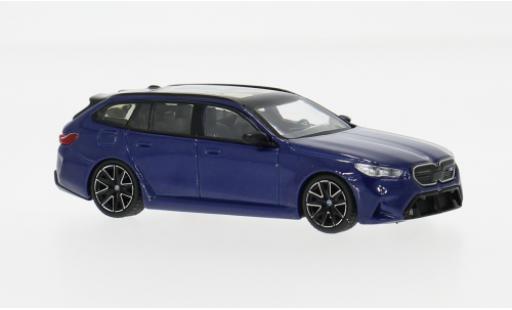 Bmw M5 1/64 Mini GT (G99) blau/schwarz 2024 1:64 modellautos