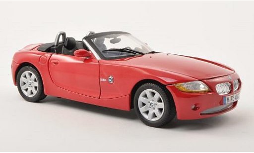 Bmw Z4 roadster 1/18 Motormax E85 rot 2008 modellautos