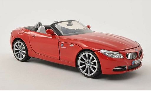 Bmw Z4 roadster 1/24 Motormax E89 rot 2010 modellautos