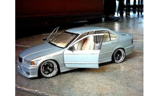 Bmw 318 tuning 1/18 Ut Models E36 is berline jantes racing harts 18 pouces modellautos