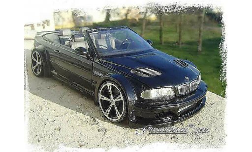 Bmw M3 Cabriolet 1/18 Minichamps GTR E46 ac schnitzer modellautos