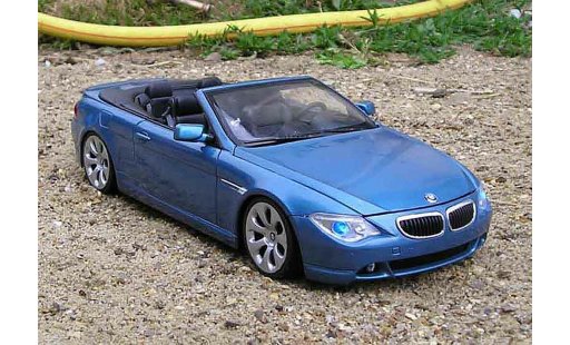 Bmw 645 Cabriolet 1/18 Welly E64 ci tuning modellautos