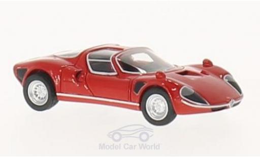 Modellautos Alfa Romeo T33 1/87 BoS Models Tipo 33 Stradale rot 1967 Alfa Romeo T33 1/87 BoS Models Tipo 33 Stradale rot 1967 modellautos