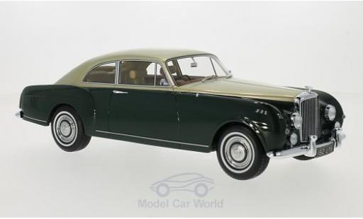 Bentley S1 1/18 BoS Models Continental Mulliner Sports Saloon grün/gold RHD 1956 modellautos