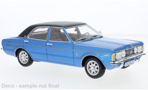 Modellautos Ford Taunus 1/18 BoS Models TC GXL metallise blau/schwarz 1972 Ford Taunus 1/18 BoS Models TC GXL metallise blau/schwarz 1972 modellautos