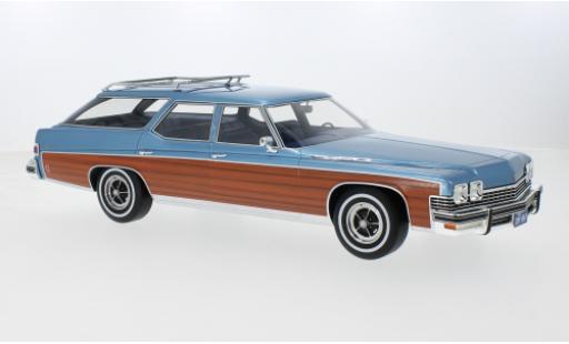 Buick Estate 1/18 BoS Models Wagon metallise blau/Holzoptik 1974 1:18 modellautos