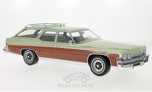 Buick Estate 1/18 BoS Models Wagon mettalic grün/Holzoptik 1974 modellautos