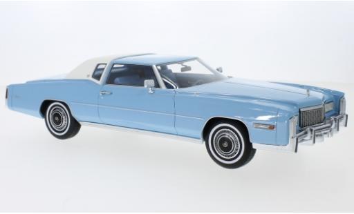 Modellautos Cadillac Eldorado 1/18 BoS Models mettalic blau/weiss 1976 Cadillac Eldorado 1/18 BoS Models mettalic blau/weiss 1976 modellautos