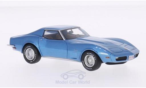 Modellautos Chevrolet Corvette C3 1/43 BoS Models (C3) mettalic blau 1973 Chevrolet Corvette C3 1/43 BoS Models (C3) mettalic blau 1973 modellautos