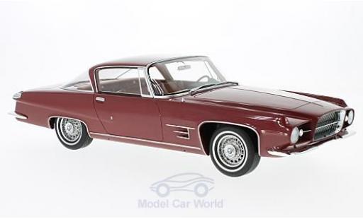 Chrysler Dual Ghia 1/18 BoS Models L 6.4 Coupe mettalic rot 1960 ohne Vitrine modellautos