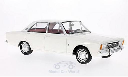 Modellautos Ford Taunus 1/18 BoS Models 17M (P7a) weiss 1967 Ford Taunus 1/18 BoS Models 17M (P7a) weiss 1967 modellautos