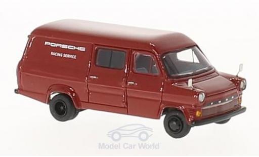 Modellautos Ford Transit 1/87 BoS Models Mk. I rot Porsche Racing Service 1965 Ford Transit 1/87 BoS Models Mk. I rot Porsche Racing Service 1965 modellautos