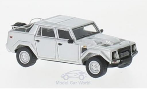 Modellautos Lamborghini LM 1/87 BoS Models 002 silber 1986 Lamborghini LM 1/87 BoS Models 002 silber 1986 modellautos