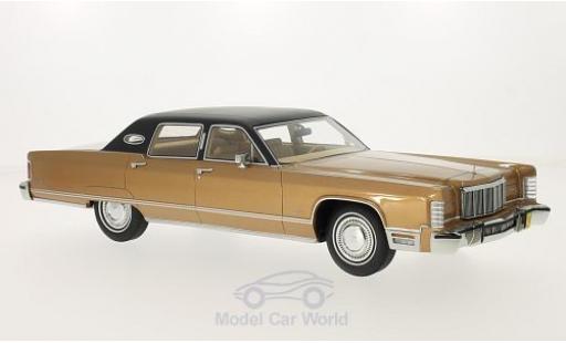 Modellautos Lincoln Continental 1/18 BoS Models Sedan mettalic braun 1975 ohne Vitrine Lincoln Continental 1/18 BoS Models Sedan mettalic braun 1975 ohne Vitrine modellautos