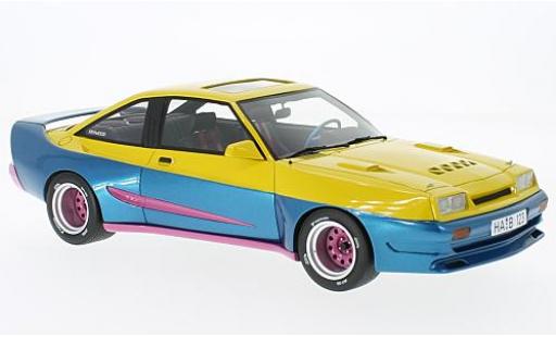 Modellautos Opel Manta 1/18 BoS Models B Mattig gelb/blau 1991 avec Glashubdach Opel Manta 1/18 BoS Models B Mattig gelb/blau 1991 avec Glashubdach modellautos