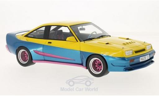 Modellautos Opel Manta 1/18 BoS Models B Mattig gelb/mettalic blau 1991 Opel Manta 1/18 BoS Models B Mattig gelb/mettalic blau 1991 modellautos