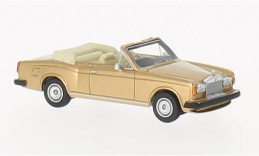 Modellautos Rolls Royce Corniche 1/87 BoS Models Cabrio gold RHD 1974 Rolls Royce Corniche 1/87 BoS Models Cabrio gold RHD 1974 modellautos