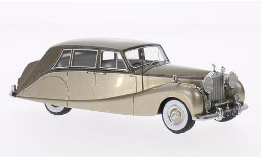 Modellautos Rolls Royce Silver Wraith 1/43 BoS Models Empress Line by Hooper mettalic beige/mettalic braun 1956 Rolls Royce Silver Wraith 1/43 BoS Models Empress Line by Hooper mettalic beige/mettalic braun 1956 modellautos