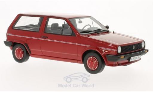 Modellautos Volkswagen Polo 1/18 BoS Models II (Typ 86c) Steilheck Fox rot 1986 Volkswagen Polo 1/18 BoS Models II (Typ 86c) Steilheck Fox rot 1986 modellautos