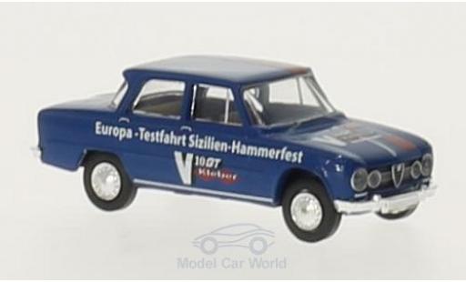 Modellautos Alfa Romeo Giulia 1/87 Brekina 1600 Europa-Testfahrt Sizilien-Hammerfest Alfa Romeo Giulia 1/87 Brekina 1600 Europa-Testfahrt Sizilien-Hammerfest modellautos
