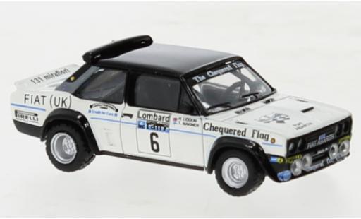 Modellautos Fiat 131 1/87 Brekina Abarth No.6 UK RAC Rally 1977 Fiat 131 1/87 Brekina Abarth No.6 UK RAC Rally 1977 modellautos