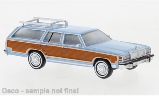 Modellautos Ford LTD 1/87 Brekina Country Squire blau/Dekor 1979 Ford LTD 1/87 Brekina Country Squire blau/Dekor 1979 modellautos
