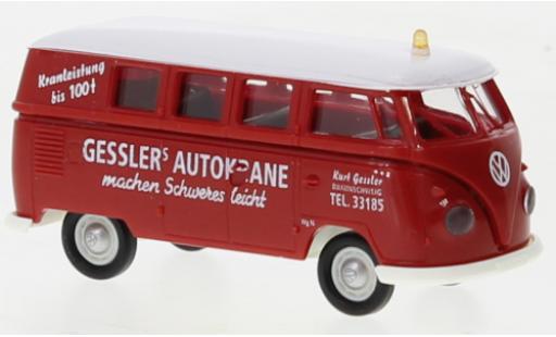 Modellautos Volkswagen T1 1/87 Brekina b camionnette Gesslers Gesslers chariot-grue 1960 Volkswagen T1 1/87 Brekina b camionnette Gesslers Gesslers chariot-grue 1960 modellautos