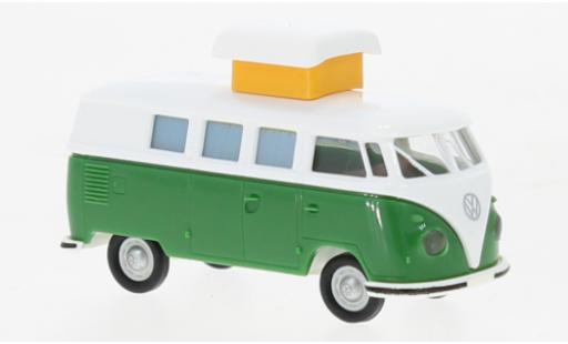 Modellautos Volkswagen T1 1/87 Brekina b Camper blanche/vert 1960 Volkswagen T1 1/87 Brekina b Camper blanche/vert 1960 modellautos