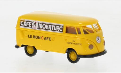 Modellautos Volkswagen T1 1/87 Brekina b fourgon Cafe Mokaturc 1960 Volkswagen T1 1/87 Brekina b fourgon Cafe Mokaturc 1960 modellautos