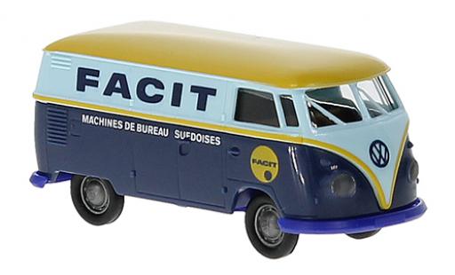 Modellautos Volkswagen T1 1/87 Brekina b fourgon Facit 1960 Volkswagen T1 1/87 Brekina b fourgon Facit 1960 modellautos