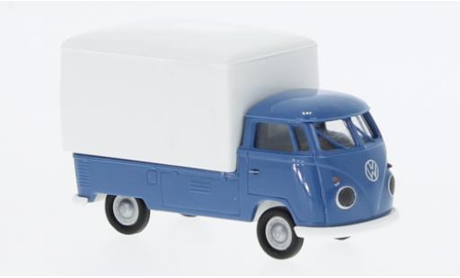 Modellautos Volkswagen T1 1/87 Brekina b Großraum-wagon conteneur bleu/blanche 1960 Volkswagen T1 1/87 Brekina b Großraum-wagon conteneur bleu/blanche 1960 modellautos