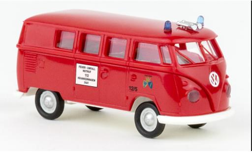Modellautos Volkswagen T1 1/87 Brekina b Kombi Feuerwehr Essen 1960 Volkswagen T1 1/87 Brekina b Kombi Feuerwehr Essen 1960 modellautos