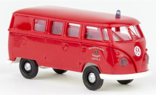 Modellautos Volkswagen T1 1/87 Brekina b KTW pompiers Solingen 1960 Volkswagen T1 1/87 Brekina b KTW pompiers Solingen 1960 modellautos
