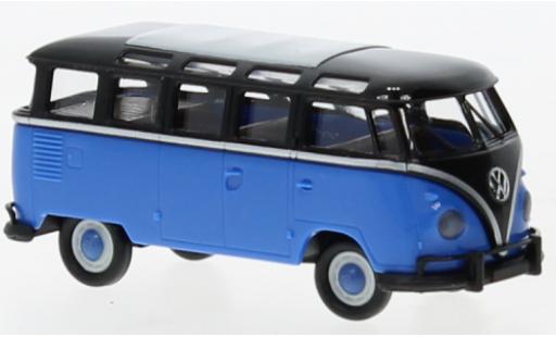 Modellautos Volkswagen T1 1/87 Brekina b Samba noire/bleu 1960 Volkswagen T1 1/87 Brekina b Samba noire/bleu 1960 modellautos