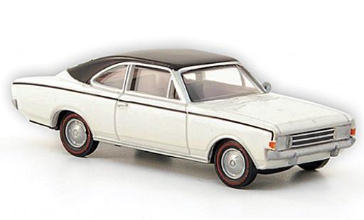 Modellautos Opel Rekord 1/87 Brekina C Coupe weiss/matt-schwarz Opel Rekord 1/87 Brekina C Coupe weiss/matt-schwarz modellautos