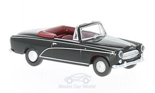 Modellautos Peugeot 403 1/87 Brekina Cabrio de Luxe schwarz Peugeot 403 1/87 Brekina Cabrio de Luxe schwarz modellautos