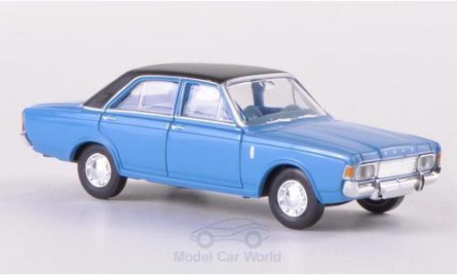 Modellautos Ford 20M 1/87 Brekina 20m (P7b) blau/matt-schwarz Ford 20M 1/87 Brekina 20m (P7b) blau/matt-schwarz modellautos