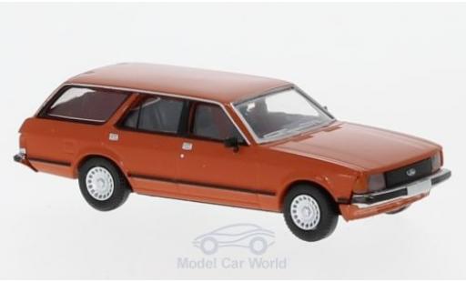 Modellautos Ford Granada 1/87 Brekina MKII Turnier orange 1978 Ford Granada 1/87 Brekina MKII Turnier orange 1978 modellautos