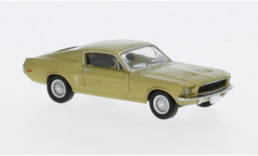 Modellautos Ford Mustang 1/87 Brekina GT 350 Fastback gold 1968 1:87 Ford Mustang 1/87 Brekina GT 350 Fastback gold 1968 1:87 modellautos