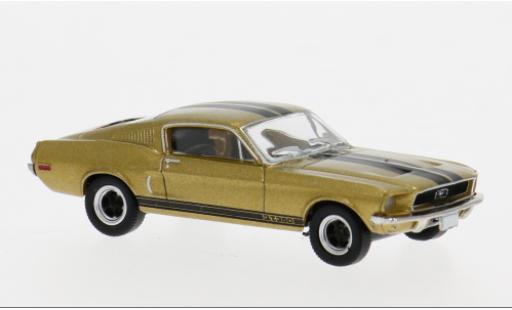 Modellautos Ford Mustang 1/87 Brekina GT 350 Fastback gold/schwarz 1968 1:87 Ford Mustang 1/87 Brekina GT 350 Fastback gold/schwarz 1968 1:87 modellautos