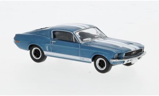 Modellautos Ford Mustang 1/87 Brekina GT 350 Fastback metallise blau/weiss 1968 1:87 Ford Mustang 1/87 Brekina GT 350 Fastback metallise blau/weiss 1968 1:87 modellautos