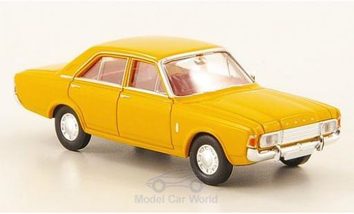 Modellautos Ford Taunus 1/87 Brekina 17M (P7b) gelb 1969 Ford Taunus 1/87 Brekina 17M (P7b) gelb 1969 modellautos