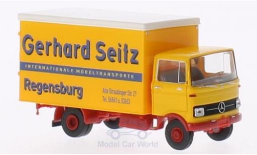 Modellautos Mercedes LP 608 1/87 Brekina Koffer Gerhard Seitz Mercedes LP 608 1/87 Brekina Koffer Gerhard Seitz modellautos