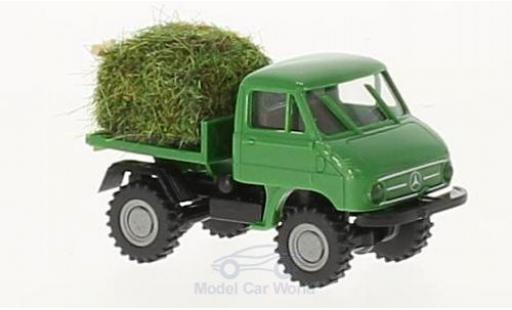 Modellautos Mercedes Unimog 1/87 Brekina 411 mit Heuladung Mercedes Unimog 1/87 Brekina 411 mit Heuladung modellautos