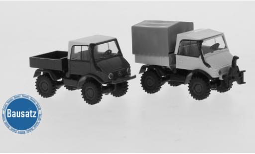 Modellautos Mercedes Unimog 1/87 Brekina 421 Sortiment zum Bau von 2 Modellen 1960 Mercedes Unimog 1/87 Brekina 421 Sortiment zum Bau von 2 Modellen 1960 modellautos