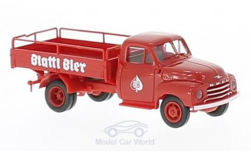Modellautos Opel Blitz 1/87 Brekina Blattl Bier (A) Bierpritsche Opel Blitz 1/87 Brekina Blattl Bier (A) Bierpritsche modellautos