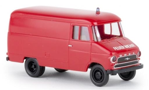 Modellautos Opel Blitz 1/87 Brekina Kasten A Feuerwehr 1959 Opel Blitz 1/87 Brekina Kasten A Feuerwehr 1959 modellautos