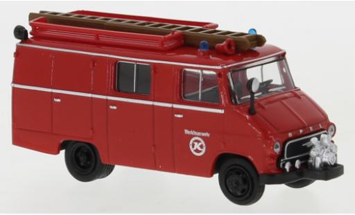 Modellautos Opel Blitz 1/87 Brekina LF 8 Werkfeuerwehr Kässbohrer 1959 Opel Blitz 1/87 Brekina LF 8 Werkfeuerwehr Kässbohrer 1959 modellautos